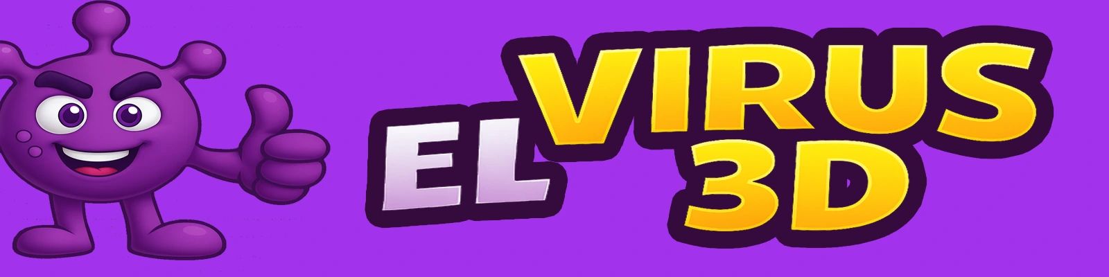 Logo El Virus 3D - Videojuegos Indie en Uruguay
